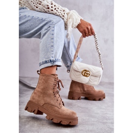 PG1 Bottes Chaudes En Daim Workers Marron Darvin brun 7