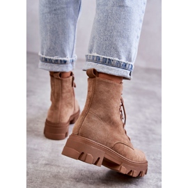 PG1 Bottes Chaudes En Daim Workers Marron Darvin brun 5