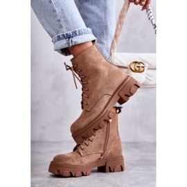 PG1 Bottes Chaudes En Daim Workers Marron Darvin brun 6
