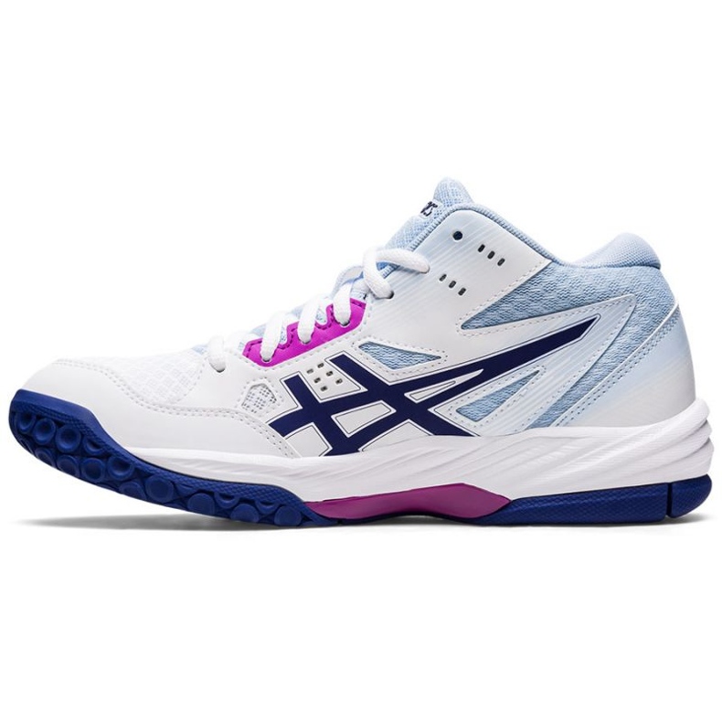 Asics Gel-Task Mt 3 W 1072A081 101 chaussures de volley-ball blanche blanche 1