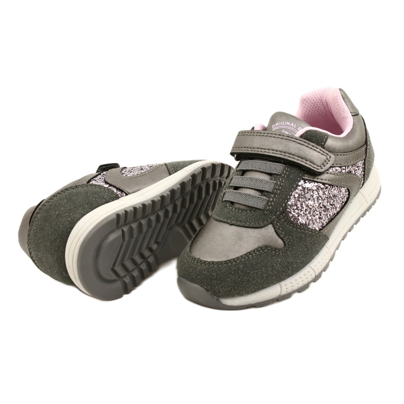 American Club ES40 Chaussures de sport pour enfants gris-silver gris 3