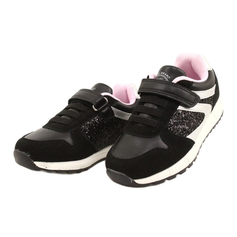 Sports Chaussures pour enfants American Club ES40 Black noir 2