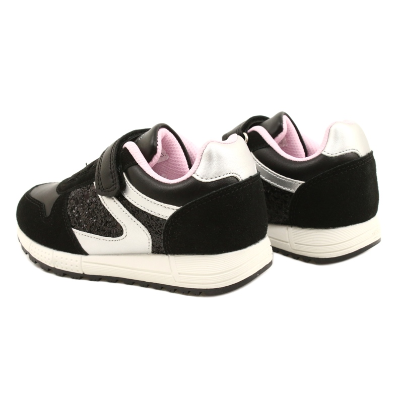Sports Chaussures pour enfants American Club ES40 Black le noir 5