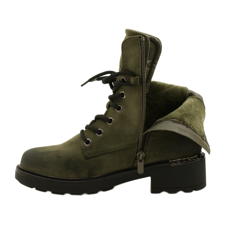 Evento Bottes Hautes Avec Fermeture Éclair Vert 21BT35-4226 4