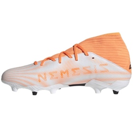 Chaussures de football Adidas Nemeziz.3 Fg M FW7350 orange, blanc blanche 1