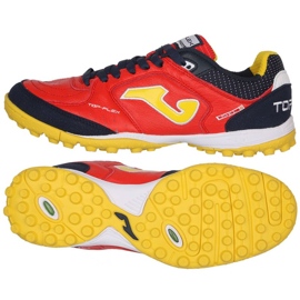 Joma Top Flex 2106 Tf TOPW2106TF chaussures de football noir oranges et rouges 1