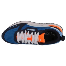 Puma R78 PS Jr 373616-25 blanc bleu marine bleu orange 2