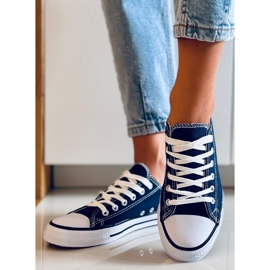 Baskets classiques femme Basic D.BLUE bleu 4