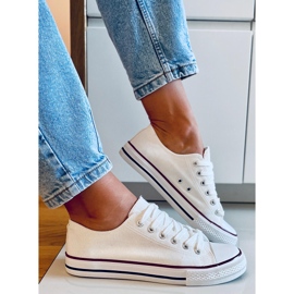 Baskets classiques femme Basic White blanc 2