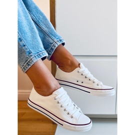 Baskets classiques femme Basic White blanche 1
