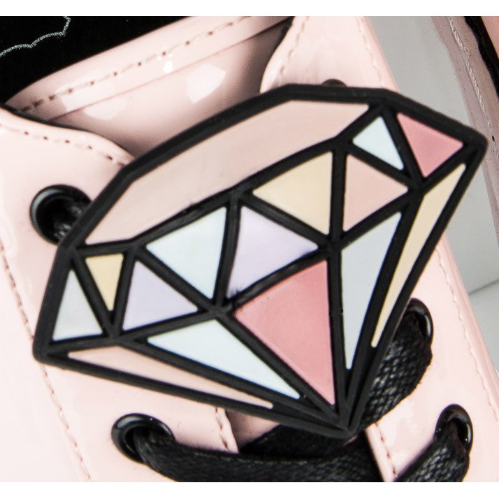 Betler Baskets laquées diamant rose 1 Betler Baskets laquées diamant rose 1