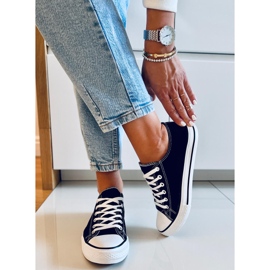 Baskets classiques femme Basic Black le noir 4