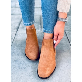 Bottines chelsea en daim camel Burbo brun 5