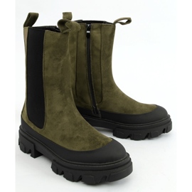 Bottines Chelsea hautes Telma Vert 1