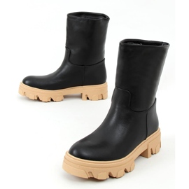 Boots à tige droite Seneh NOIR le noir 1