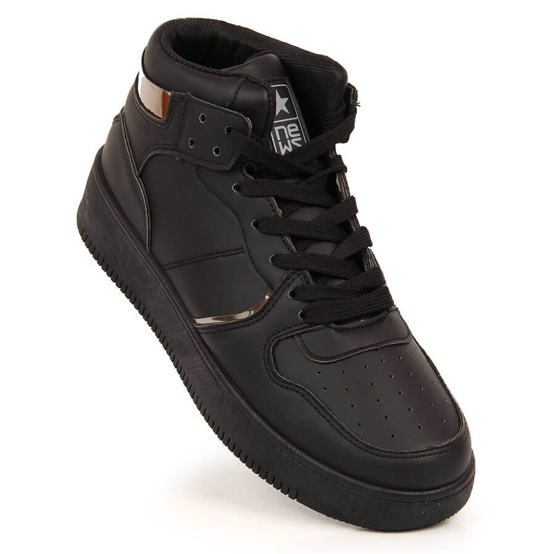 Chaussures de sport montantes NEWS noires le noir 1