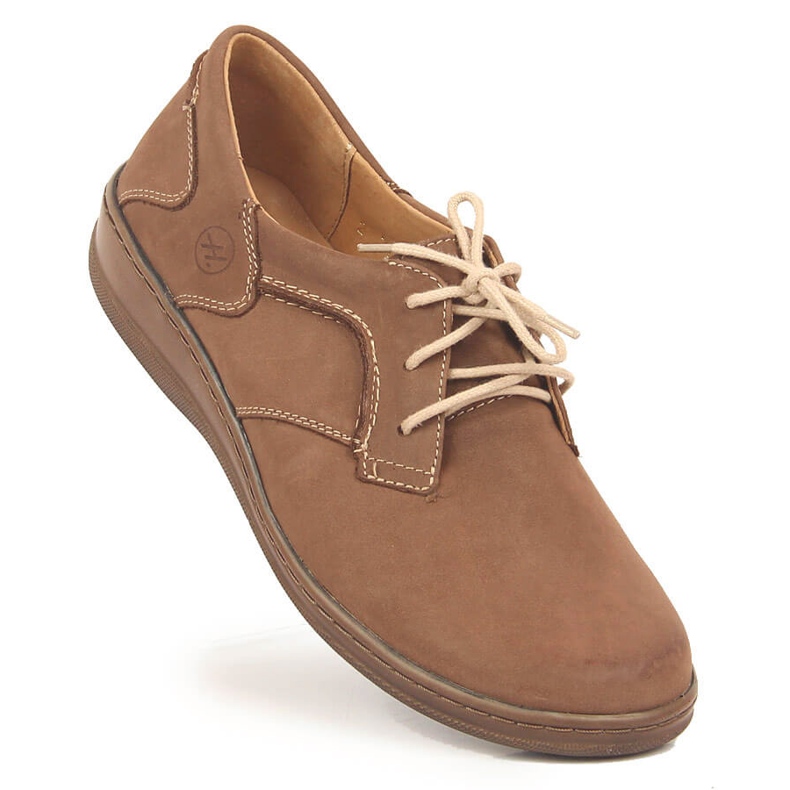 Chaussures pour femmes confortables en cuir beige Helios 715 1 Chaussures pour femmes confortables en cuir beige Helios 715 1