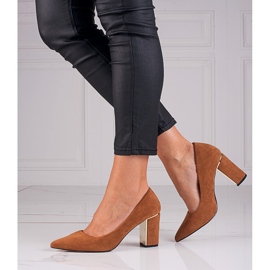 Goodin Escarpins à talons en daim SHELOVET brun 2