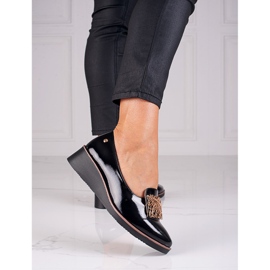 Chaussures laquées élégantes par W. Potocki le noir 1