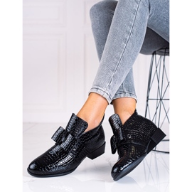 W. Potocki Bottines femme Potocki talons plats noir le noir 2