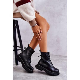 FD1 Bottes en cuir à la mode Black Casso le noir 4