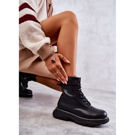 FD1 Bottes en cuir à la mode Black Casso le noir 8