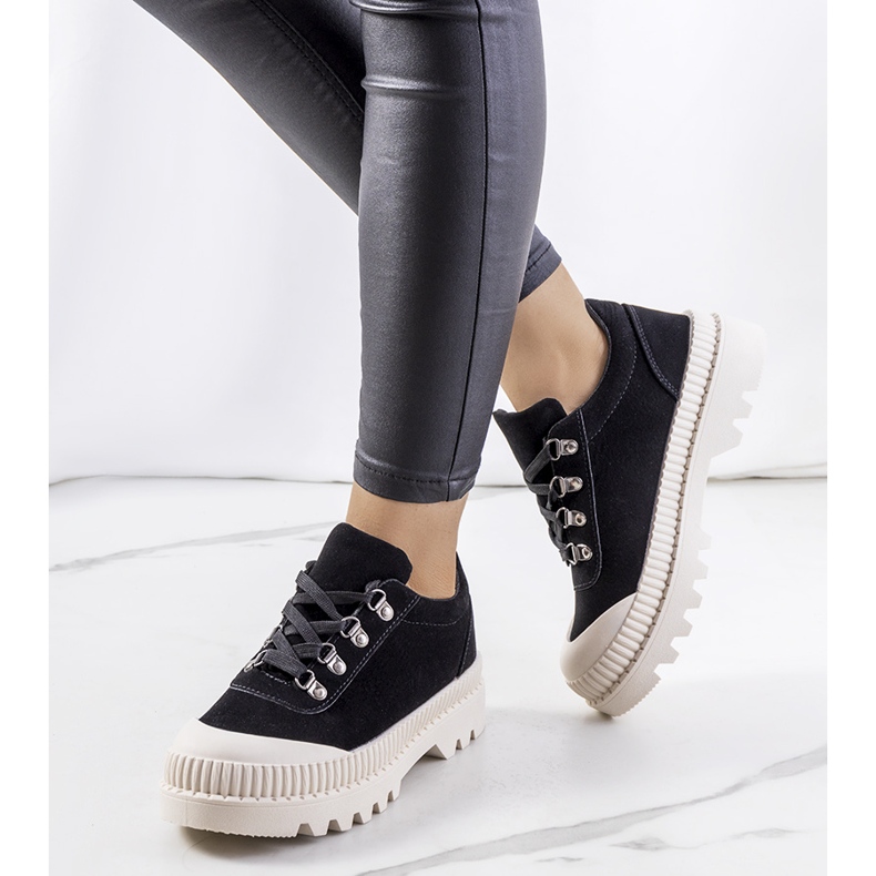 Chaussures femme noires le noir 1