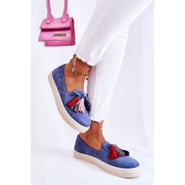 PS1 Baskets Femme Slip-On Bleu Venira 2