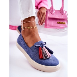 PS1 Baskets Femme Slip-On Bleu Venira 4