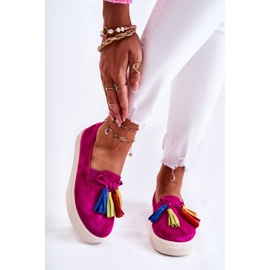 PS1 Baskets Femme Slip-On Fuchsia Venira rose 1
