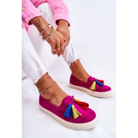 PS1 Baskets Femme Slip-On Fuchsia Venira rose 4
