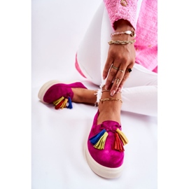 PS1 Baskets Femme Slip-On Fuchsia Venira rose 5