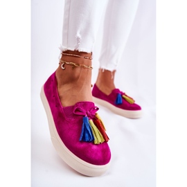 PS1 Baskets Femme Slip-On Fuchsia Venira rose 3