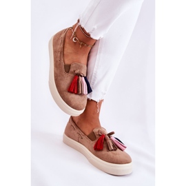 PS1 Baskets Femme Slip-On Marron Venira brun 2