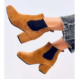 Bottines Chelsea Gendo Camel brun 3