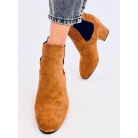 Bottines Chelsea Gendo Camel brun 1