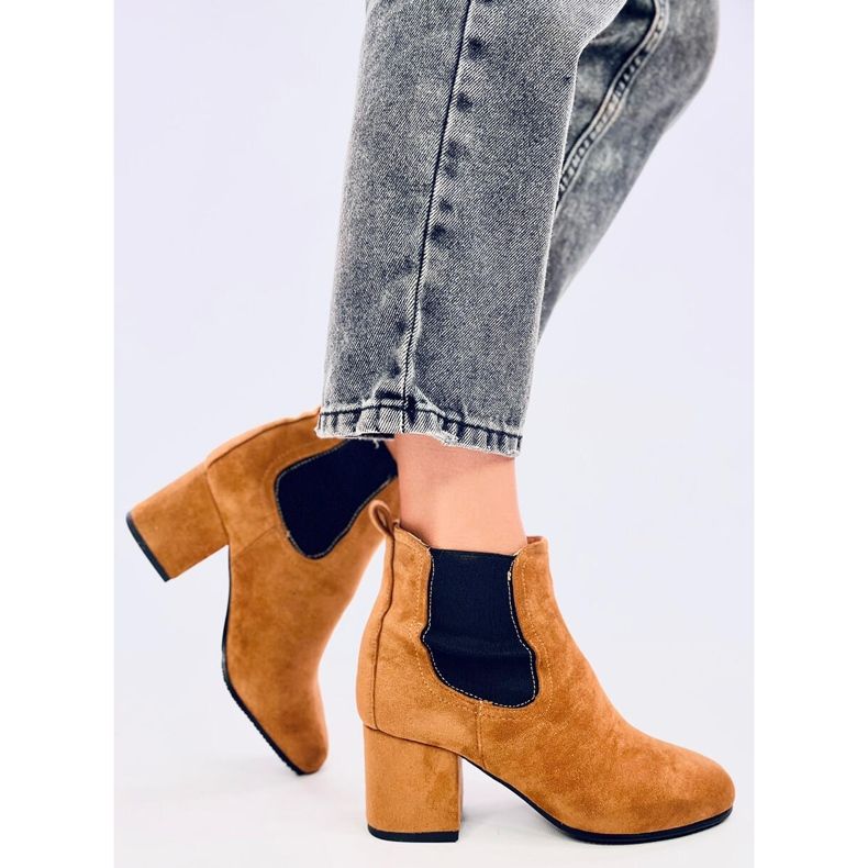 Bottines Chelsea Gendo Camel brun 2