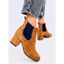 Bottines Chelsea Gendo Camel brun 5