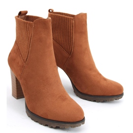Bottines à talon femme Rosst Camel brun 4