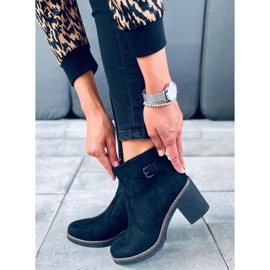 Boots sur talon caoutchouc Retta Noir le noir 4