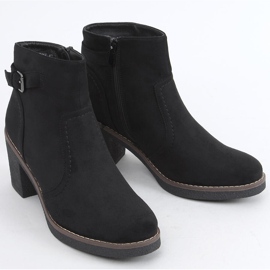 Boots sur talon caoutchouc Retta Noir 1