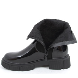 Bottines Unni Noir laquées le noir 3