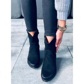 Bottes de cowboy femme Besta Black noir 2