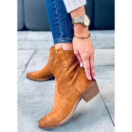 Bottes de cowboy femme Besta Camel brun 2