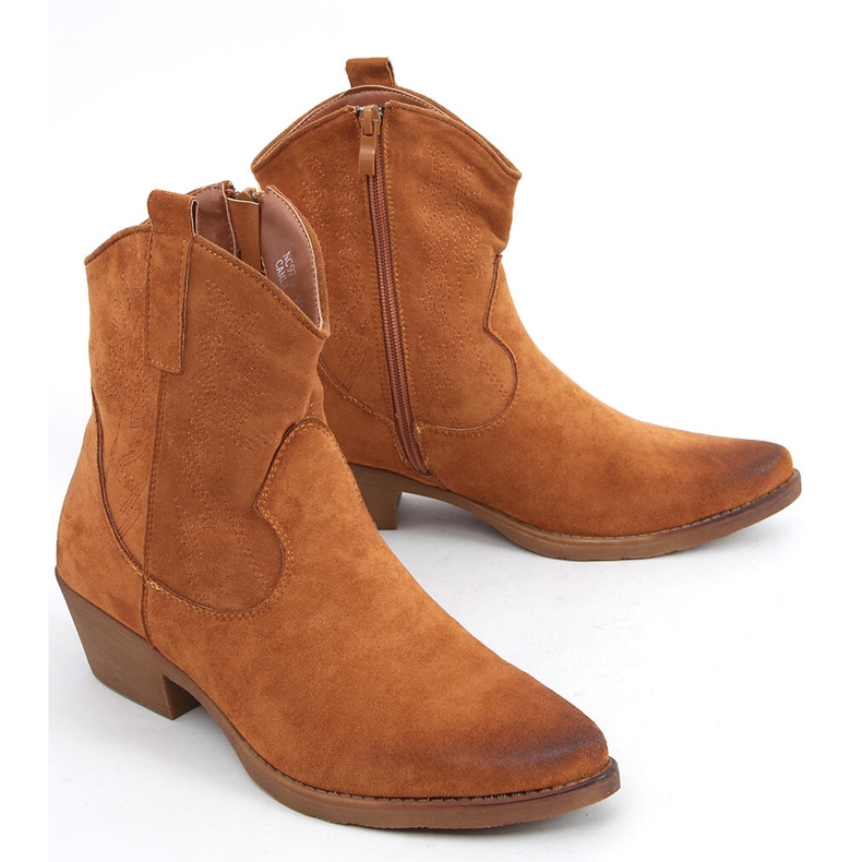 Bottes de cowboy femme Besta Camel brun 1