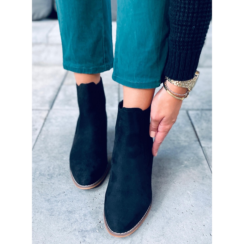 Bottes de cowboy Korsa noires le noir 2 Bottes de cowboy Korsa noires le noir 2