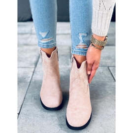 Boots sur un coin caché Astrid Beige 3