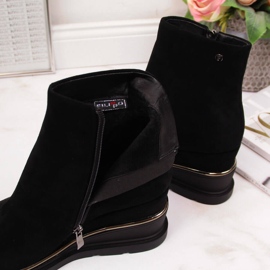 Bottes compensées chaudes pour femme Noir Filippo le noir 3