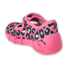 Befado chaussons enfants speedy 109P256 rose noir 2