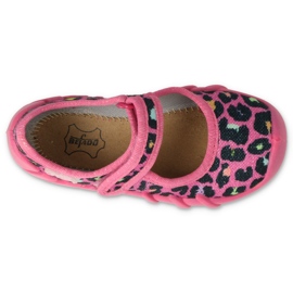 Befado chaussons enfants speedy 109P256 rose noir 3